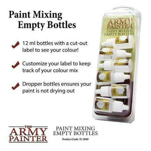 Army Painter Paint Mixing Empty Bottles New - TISTA MINIS