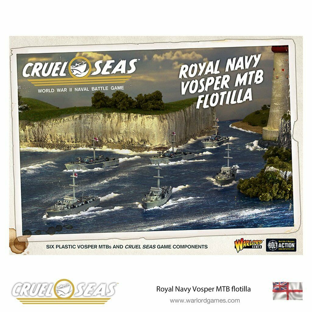 Cruel Seas Royal Navy Vosper MTB Flotilla New - TISTA MINIS