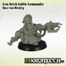 Kromlech Iron Reich Goblin Commander Kurz von Niedrig New - TISTA MINIS