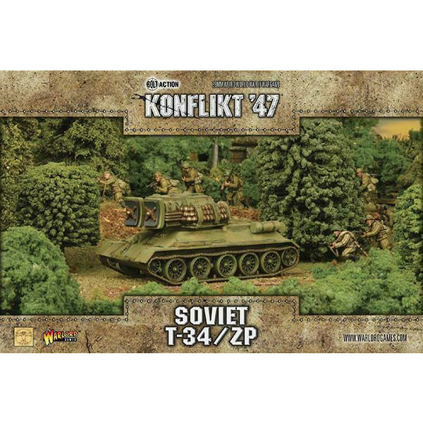 Bolt Action: Konflikt '47 - Soviet T34/ZP New - TISTA MINIS