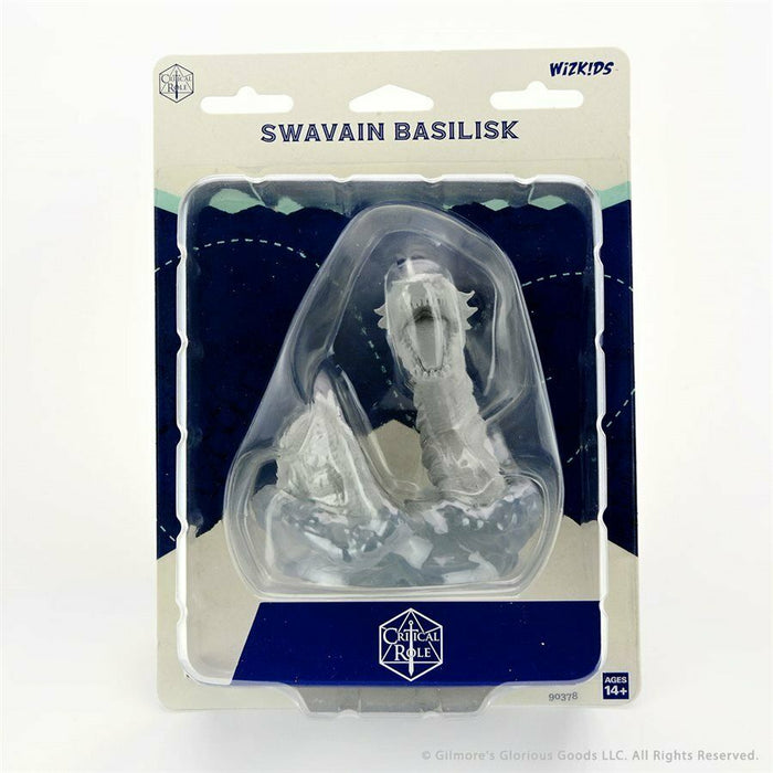 Critical Role Unpainted Miniatures Wave 1: Swavain Basilisk New - Tistaminis