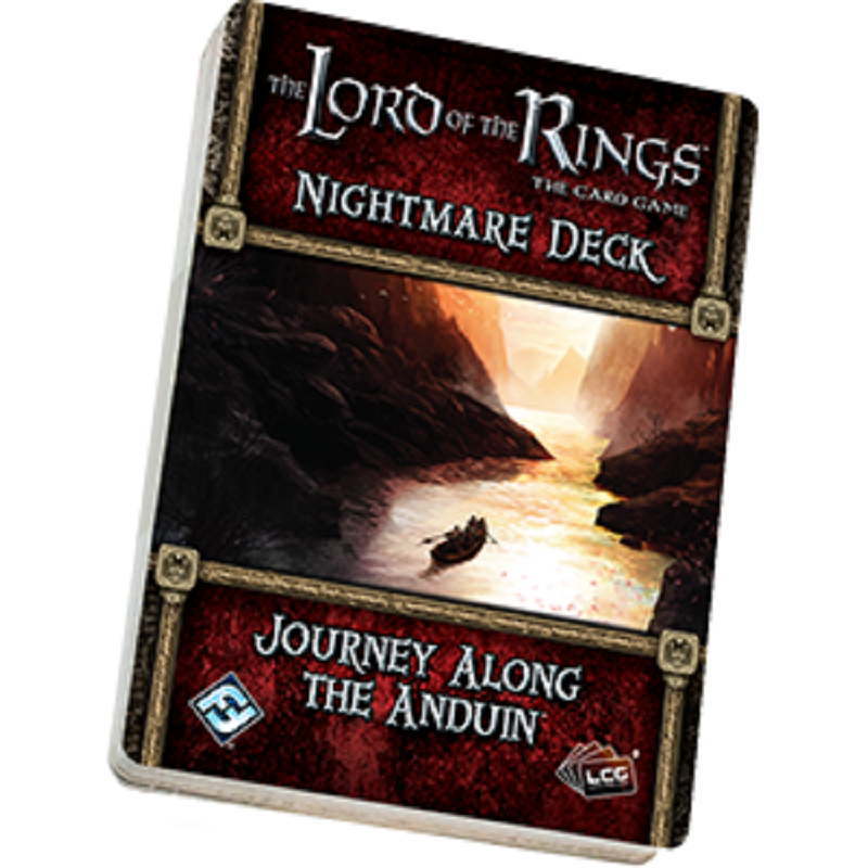The Lord Of The Ring Card Game Nightmare Deck JOURNEY ALONG THE ANDUIN NIGHT New - TISTA MINIS