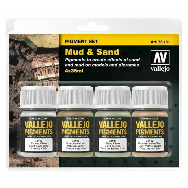 Vallejo Pigment Set Mud and Sand New - TISTA MINIS