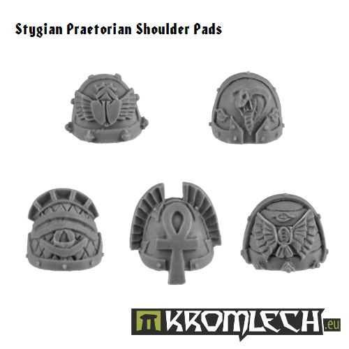 Kromlech Stygian Praetorian Shoulder Pads New - TISTA MINIS