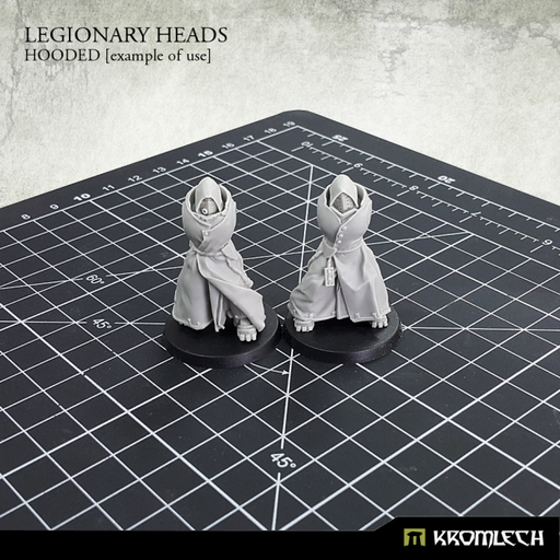 Kromlech Legionary Heads: Hooded (10) New - TISTA MINIS