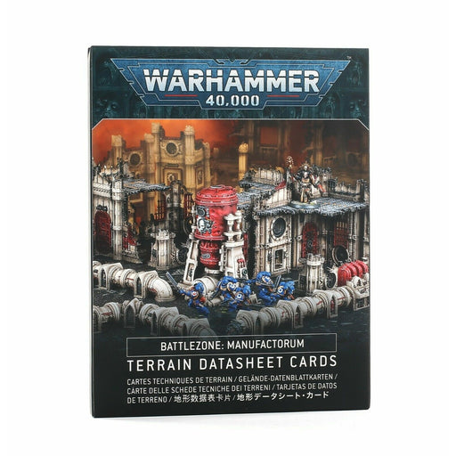 Warhammer B/ZONE MANUFACTORUM DATASHEET CARDS ENG New - TISTA MINIS