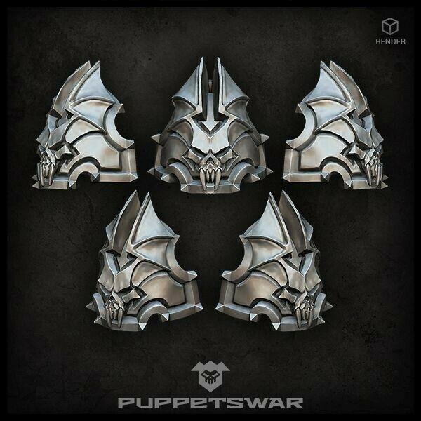 Puppets War Vampire Shoulder Pads New - Tistaminis