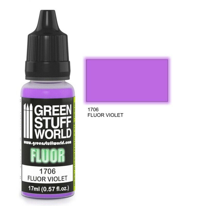 Green Stuff World Fluor Fluor Paint VIOLET - Tistaminis