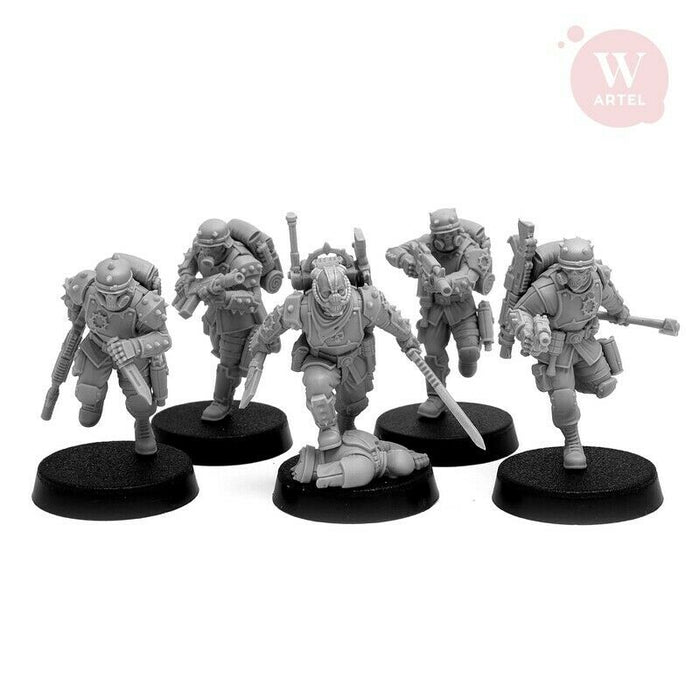 Artel Miniatures - Crimson Legion Shock Squad 28mm New - TISTA MINIS