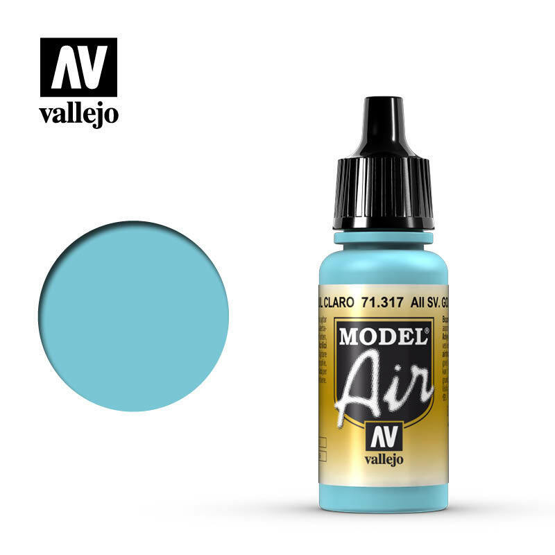Vallejo Model Air Paint All SV. Gol Light Blue (71.317) - Tistaminis