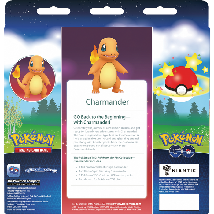 Pokemon GO Pin Collection - Charmander New - Tistaminis