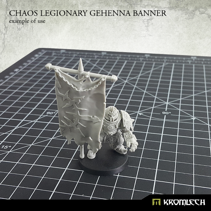 Kromlech Chaos Legionary Gehenna Banner New - TISTA MINIS