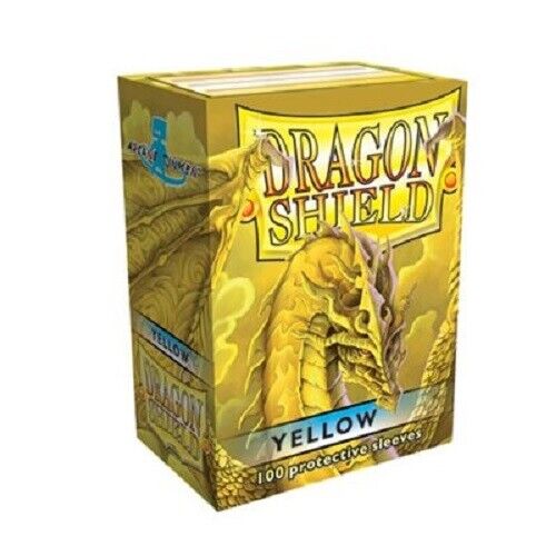Dragon Shield Sleeves  Classic Yellow (100) New - Tistaminis
