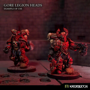 Kromlech Gore Legion Heads (10) New - TISTA MINIS