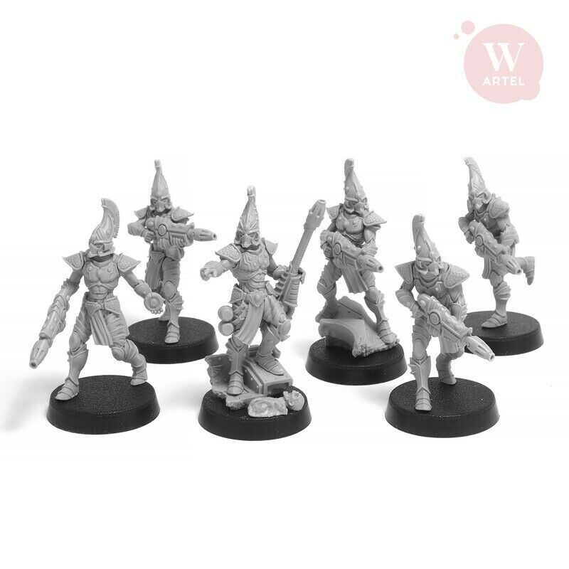 Artel Miniatures - Flaming Drakes Squad with Leader 28mm New - TISTA MINIS