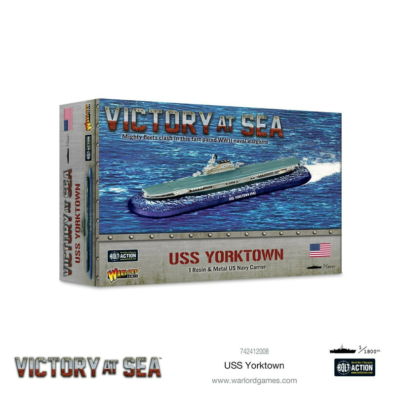Warlord Games Victory at Sea - USS Yorktown New - TISTA MINIS