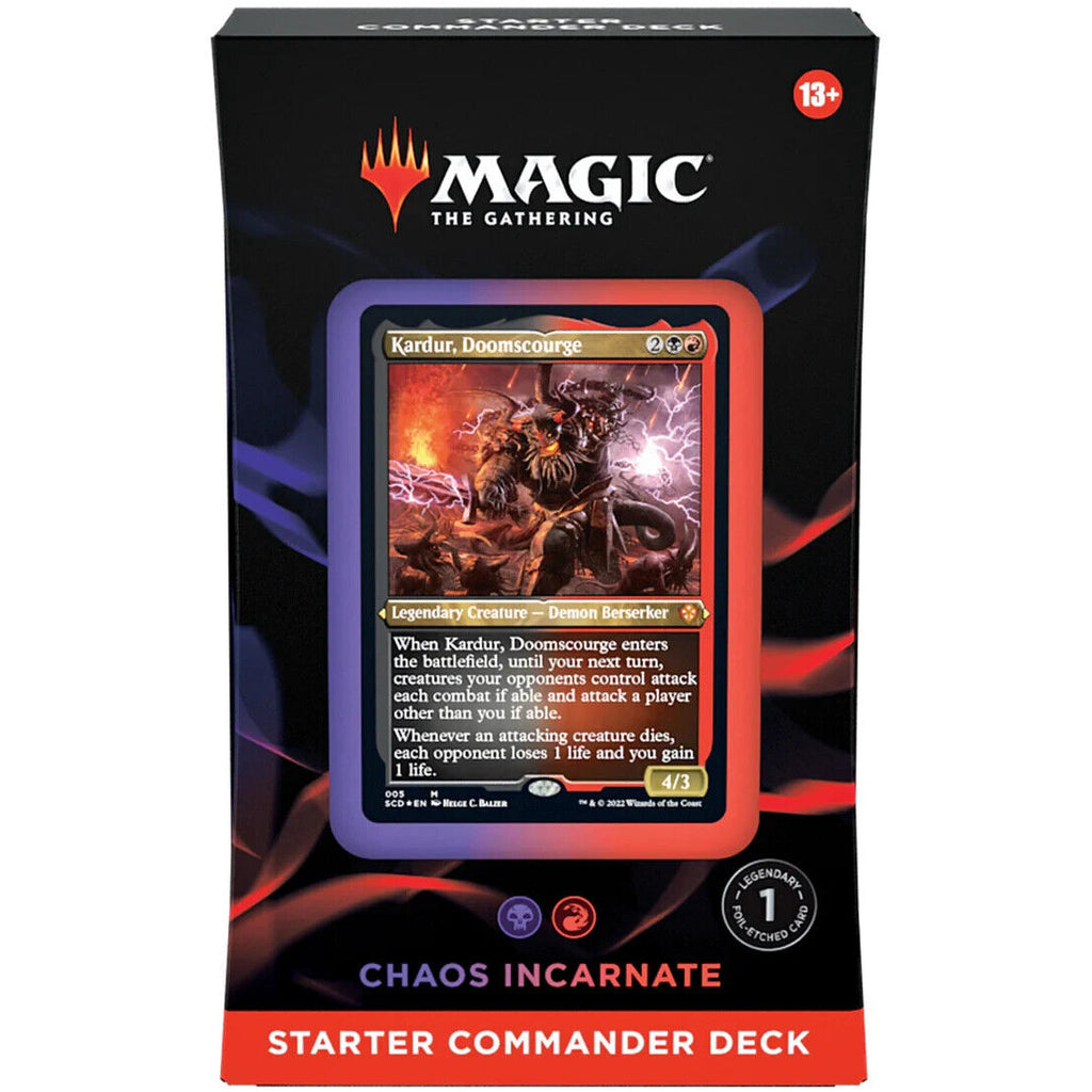 Magic the Gathering Starter Commander Deck - Chaos Incarnate New - Tistaminis