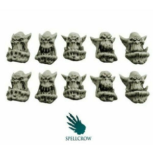 Spellcrow Orcs Bulky Heads - SPCB5117 - TISTA MINIS