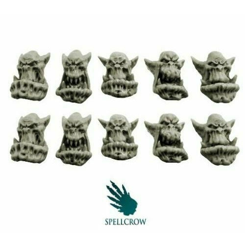 Spellcrow Orcs Bulky Heads - SPCB5117 - TISTA MINIS