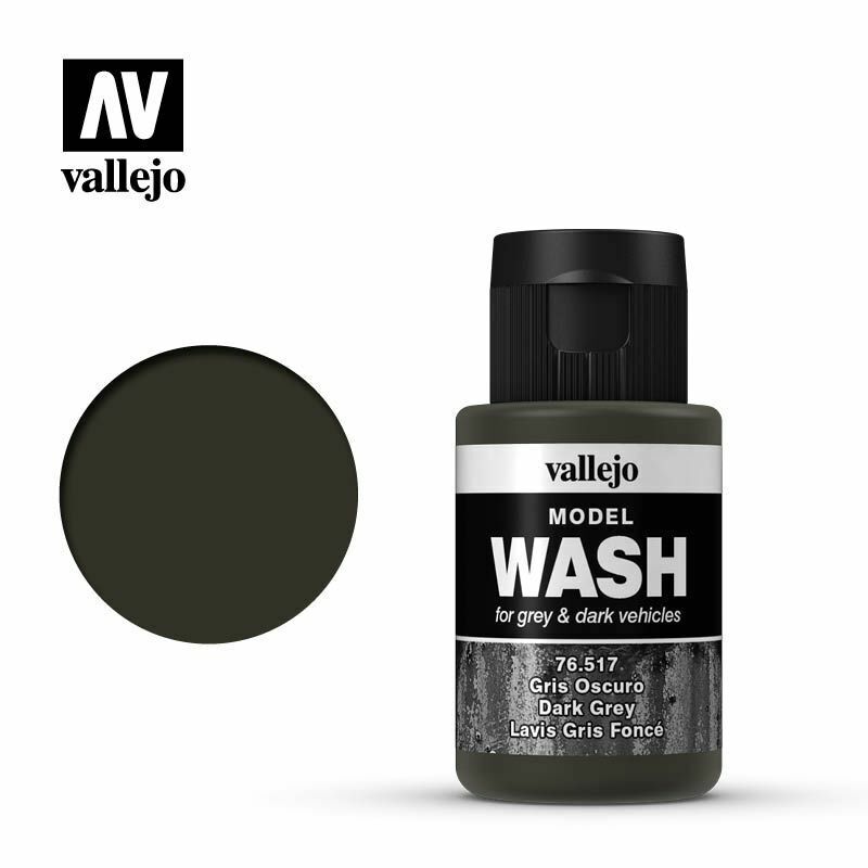 Vallejo Model Wash Dark Grey (76.517) - Tistaminis