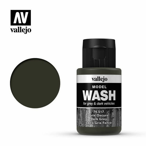 Vallejo Model Wash Dark Grey (76.517) - Tistaminis