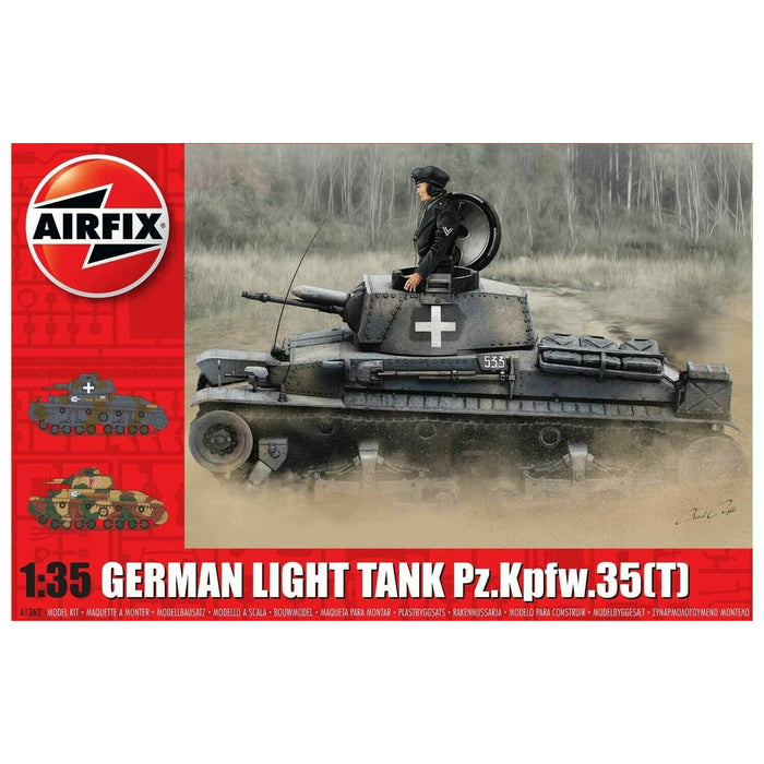 Airfix GERMAN LIGHT TANK PZ.KPFW.35(T) AIR01362 (1/35) New - TISTA MINIS