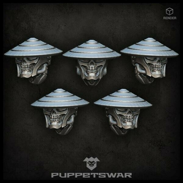Puppets War Ashigaru Reapers heads New - Tistaminis