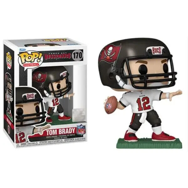 Funko POP! NFL Bucs Tom Brady (Away) #170 New - Tistaminis