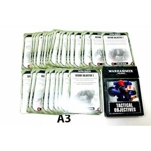 Warhammer Space Marine Tactical Objectives Cards - A3 - TISTA MINIS