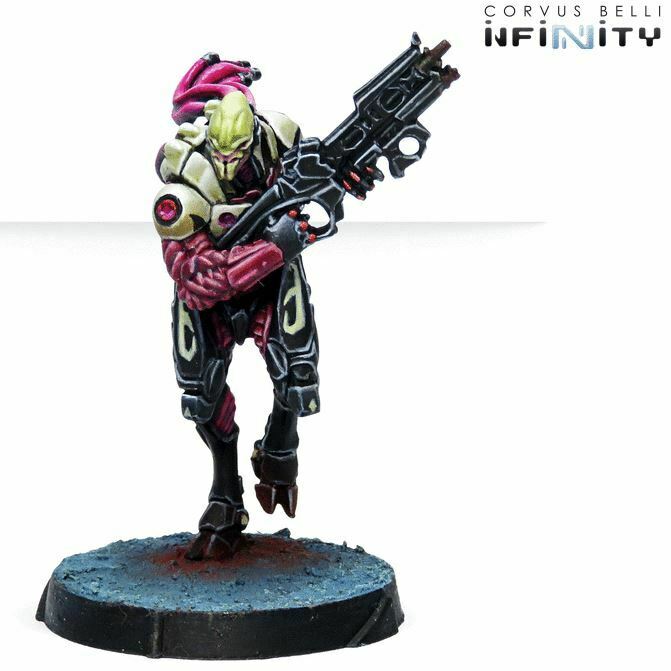 Infinity: Combined Army Shasvastii SeedSoldiers (Combi Rifle) New - TISTA MINIS