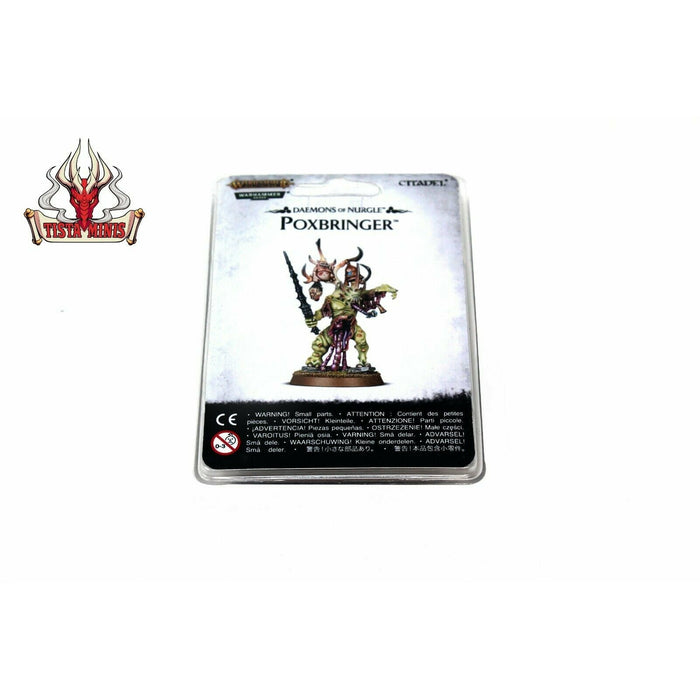 Warhammer Chaos Daemons Poxbringer Herald of Nurgle New - TISTA MINIS