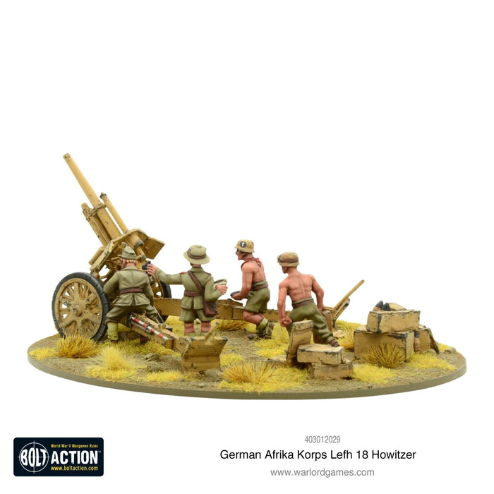 Bolt Action German Afrika Korps LeFH 18 10.5cm medium artillery New - Tistaminis