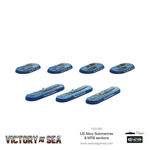 Warlord Games Victory at Sea - US Navy Submarines & MTB sections New - TISTA MINIS