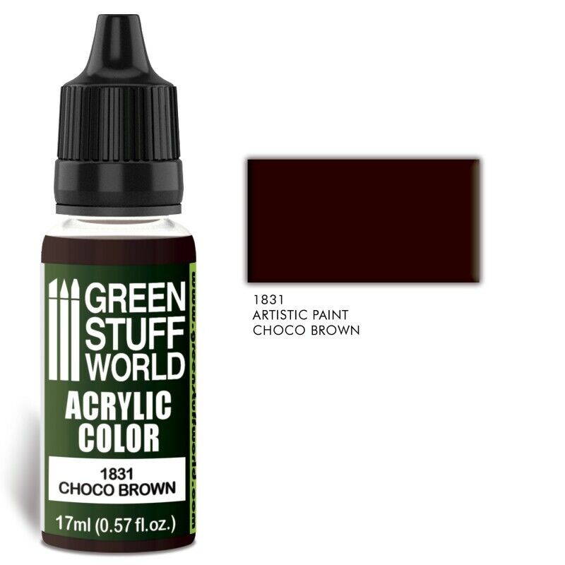 Green Stuff World Acrylic Color Choco Brown - Tistaminis