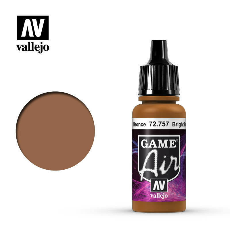 Vallejo Game Colour Paint Game Air Bright Bronze (72.757) - Tistaminis