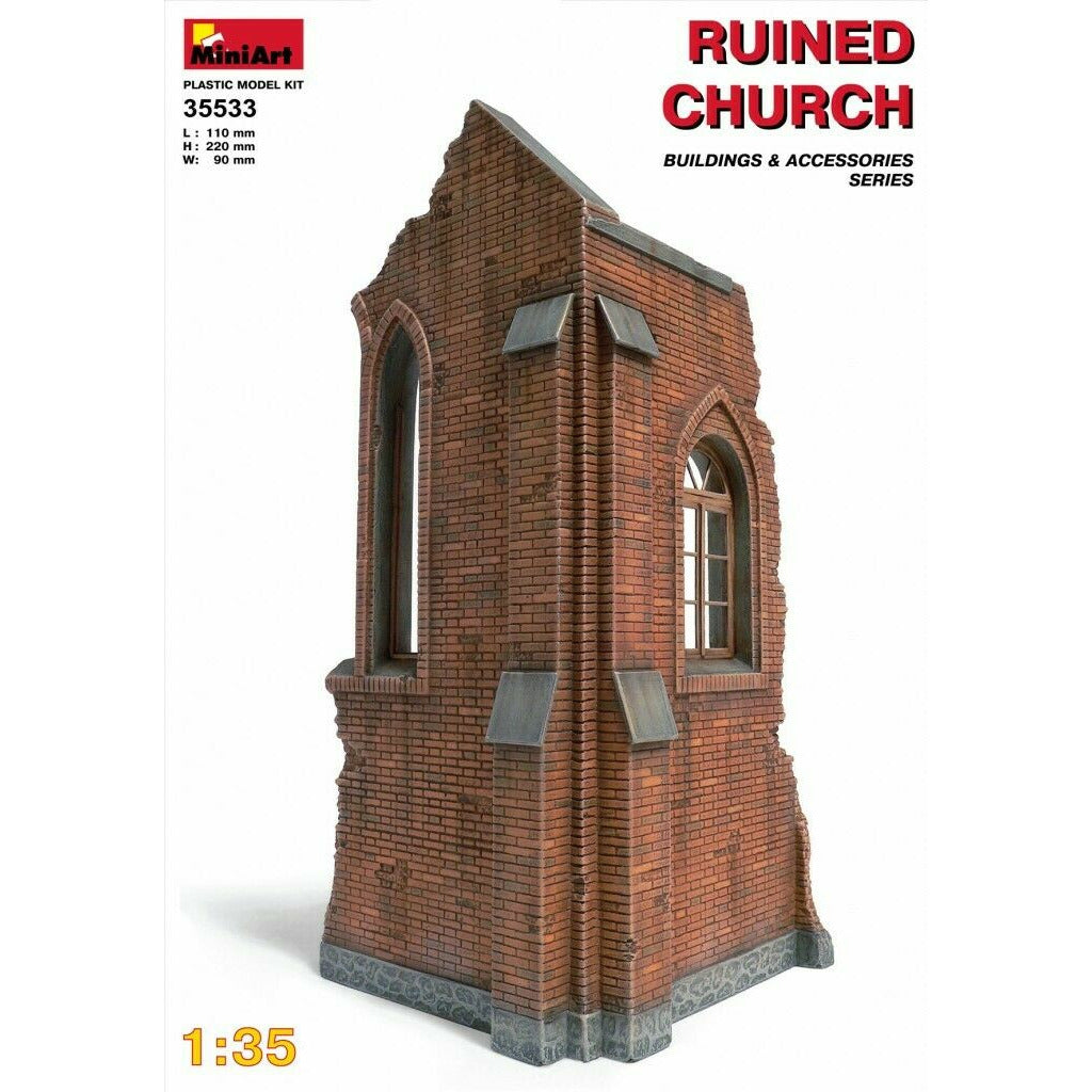 MiniArt Church Ruin (1/35) New - TISTA MINIS