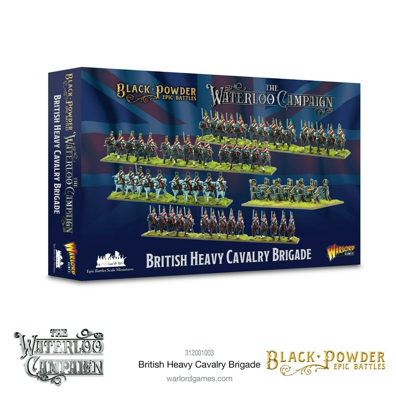 Black Powder Epic Battles: Waterloo - British Heavy Cavalry Brigade New - Tistaminis