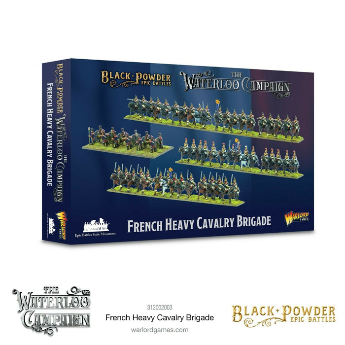 Black Powder Epic Battles: Waterloo - French Heavy Cavalry Brigade New - Tistaminis