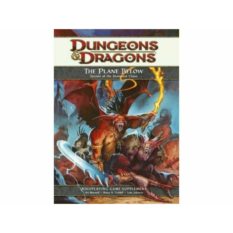 Dungeons and Dragons 4E PLANE BELOW SECRETS OF ELEMENTAL CHAOS New - Tistaminis