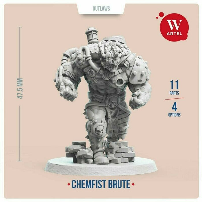 Artel Miniatures - Outlaws Chemfist Brute 28mm New - TISTA MINIS