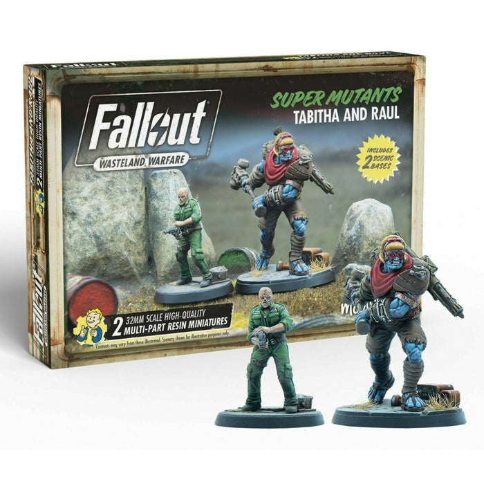 FALLOUT WASTELAND WARFARE: SPR MUTANT TABITHA/RAUL New - Tistaminis