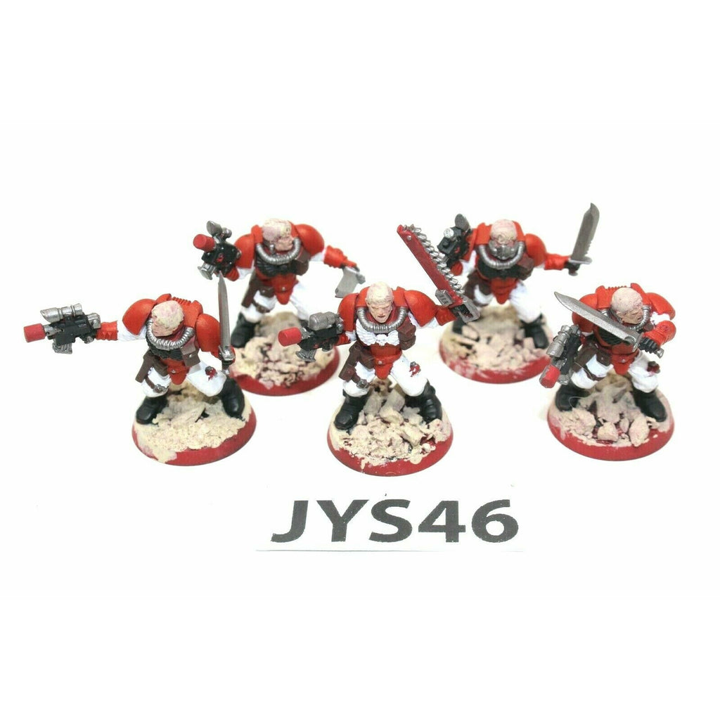Warhammer Space Marines Blood Angels Scouts With Hand Weapons - JYS46 - TISTA MINIS