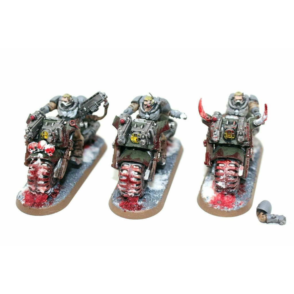 Warhammer Space Marines Scout Bikers Well Painted - A38 - TISTA MINIS