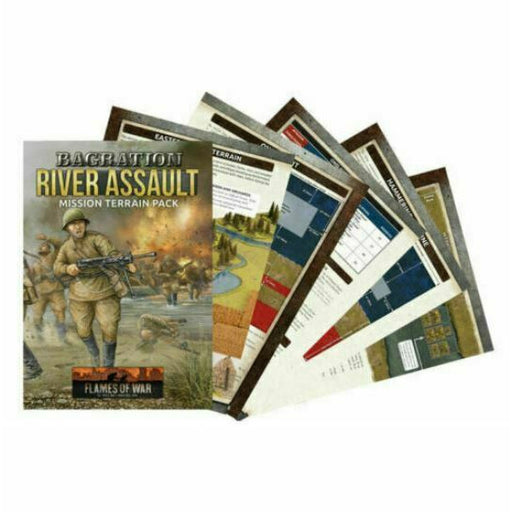 Flames of War - Bagration: River Assault Mission Terrain Pack New - TISTA MINIS