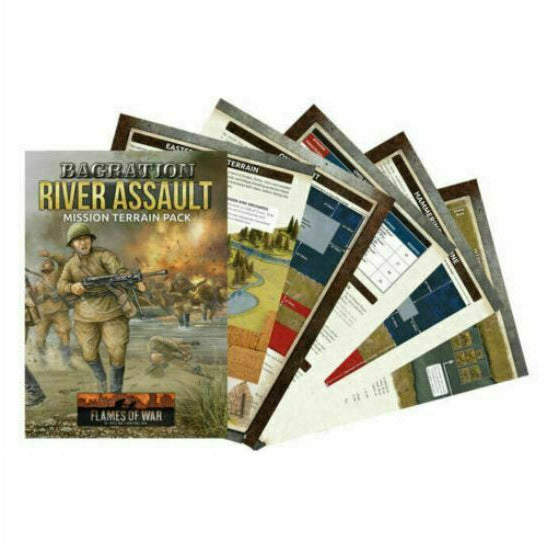 Flames of War - Bagration: River Assault Mission Terrain Pack New - TISTA MINIS