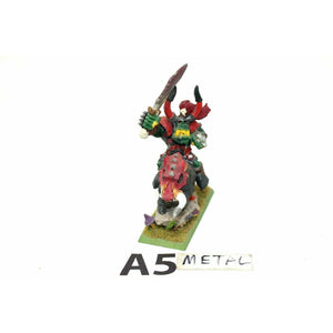 Warhammer Orcs And Goblins Orc Warboss On Boar Incomplete Metal - JYS5 - TISTA MINIS