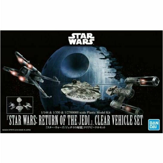 Bandai 1/144 & 1/350 & 1/2700000 STAR WARS: RETURN OF THE JEDI CLEAR VEHICLE New - TISTA MINIS