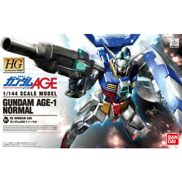 Bandai Gundam HG 1/144 #01 Gundam Age 1 Normal New - Tistaminis
