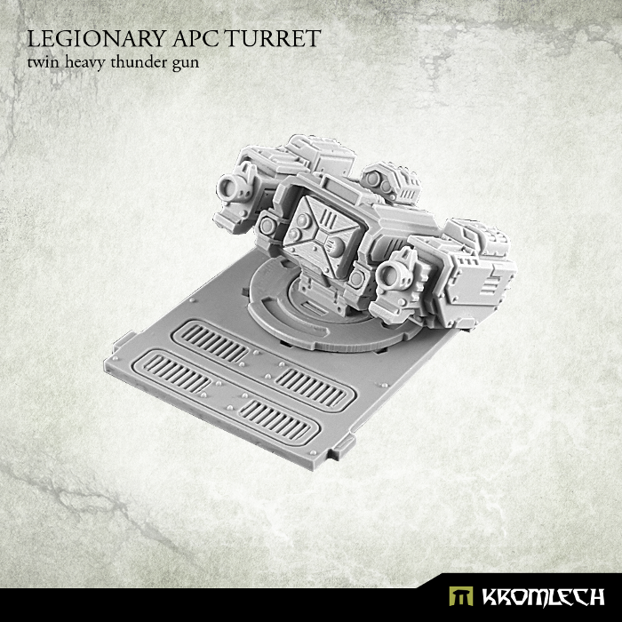 Kromlech Legionary APC Turret: Twin Heavy Thunder Gun - TISTA MINIS