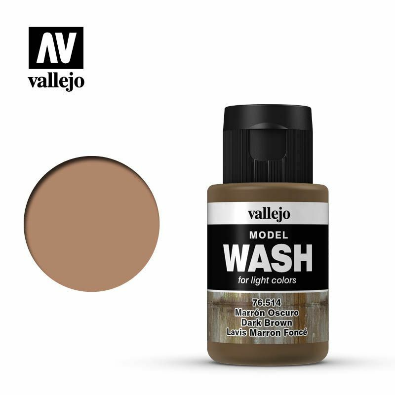 Vallejo Model Wash Dark Brown (76.514) - Tistaminis